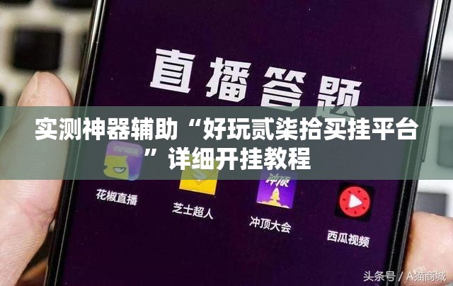 实测神器辅助“好玩贰柒拾买挂平台”详细开挂教程