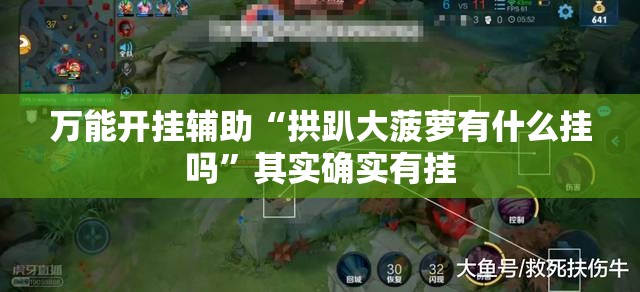 万能开挂辅助“拱趴大菠萝有什么挂吗”其实确实有挂