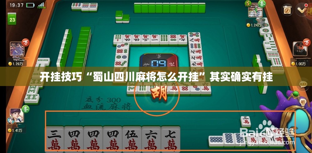 开挂技巧“蜀山四川麻将怎么开挂	”其实确实有挂