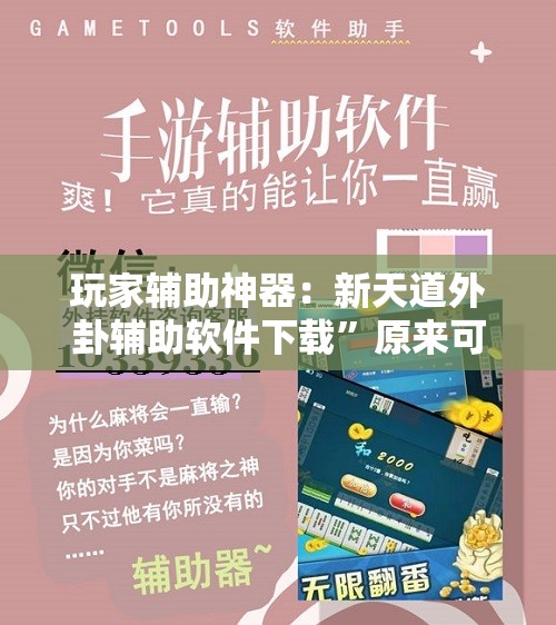 玩家辅助神器：新天道外卦辅助软件下载”原来可以开挂