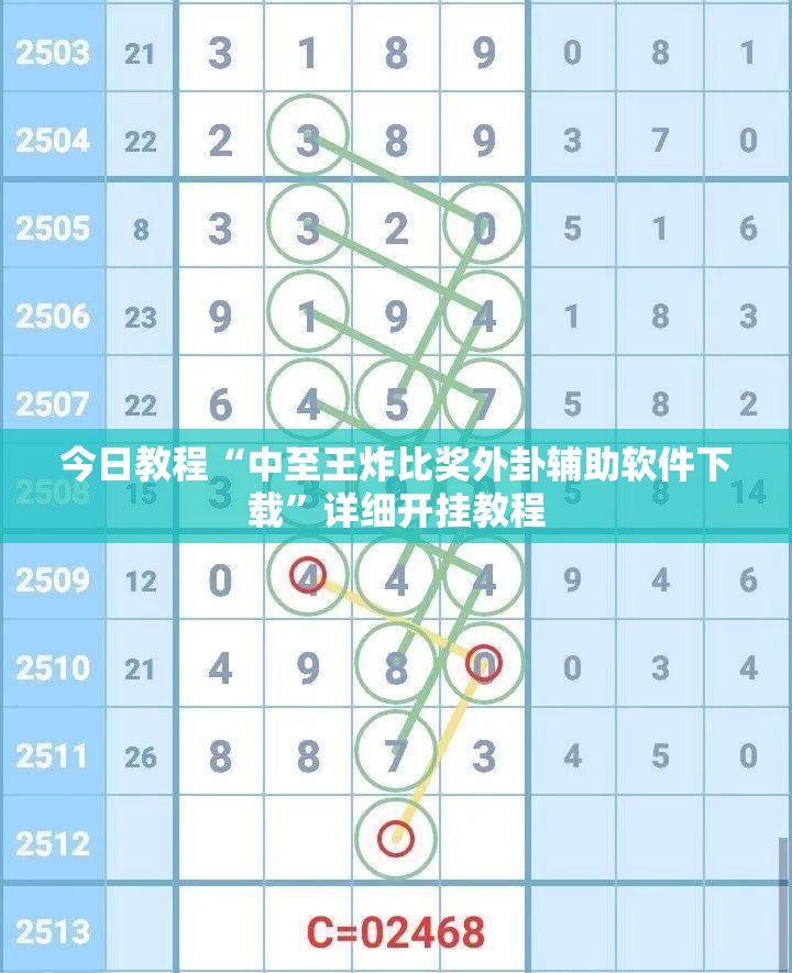 今日教程“中至王炸比奖外卦辅助软件下载”详细开挂教程
