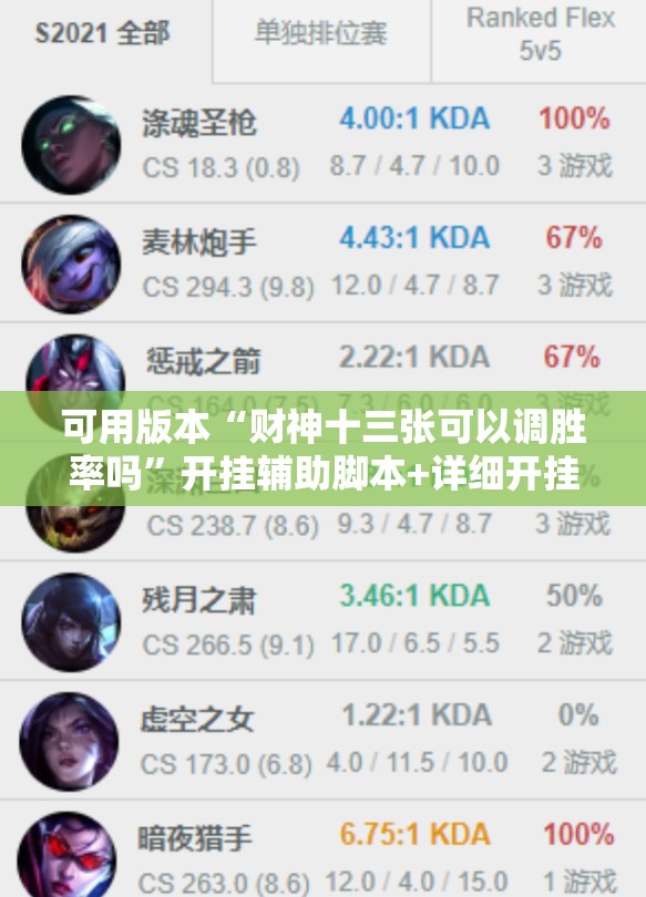可用版本“财神十三张可以调胜率吗”开挂辅助脚本+详细开挂安装教程