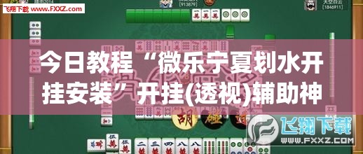 今日教程“微乐宁夏划水开挂安装”开挂(透视)辅助神器