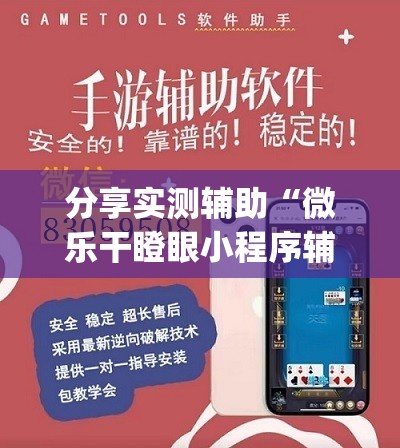 分享实测辅助“微乐干瞪眼小程序辅助器”(透视挂)辅助下载教程