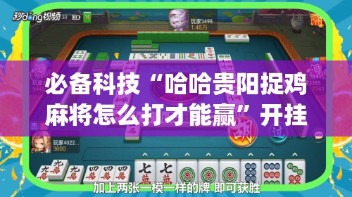 必备科技“哈哈贵阳捉鸡麻将怎么打才能赢”开挂(透视)最新辅助详细