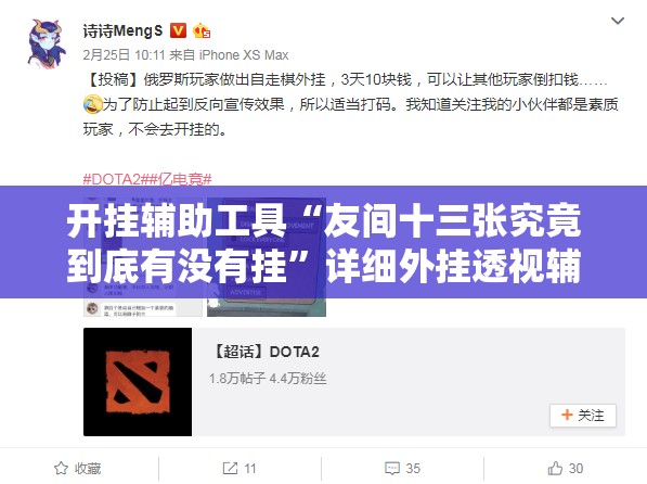 开挂辅助工具“友间十三张究竟到底有没有挂”详细外挂透视辅助软件教程