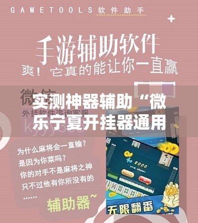 实测神器辅助“微乐宁夏开挂器通用版”细辅助教程分享