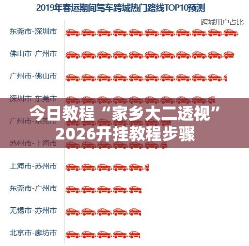 今日教程“家乡大二透视”2026开挂教程步骤