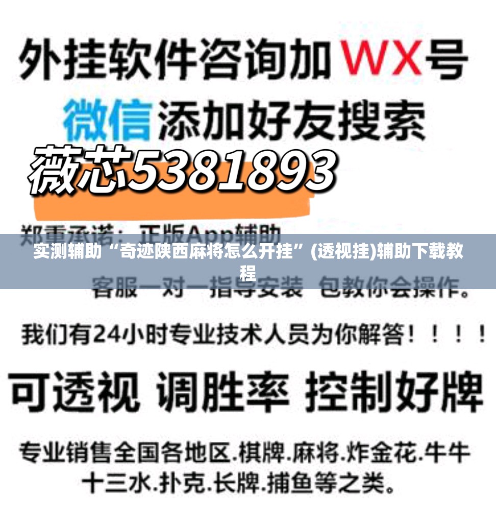 实测辅助“奇迹陕西麻将怎么开挂”(透视挂)辅助下载教程