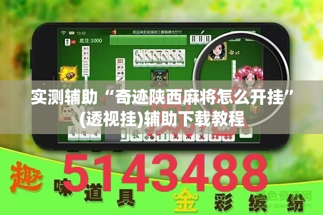 实测辅助“奇迹陕西麻将怎么开挂”(透视挂)辅助下载教程