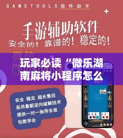 玩家必读“微乐湖南麻将小程序怎么开挂	”开挂辅助脚本+详细开挂安装教程