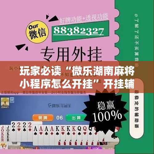 玩家必读“微乐湖南麻将小程序怎么开挂”开挂辅助脚本+详细开挂安装教程
