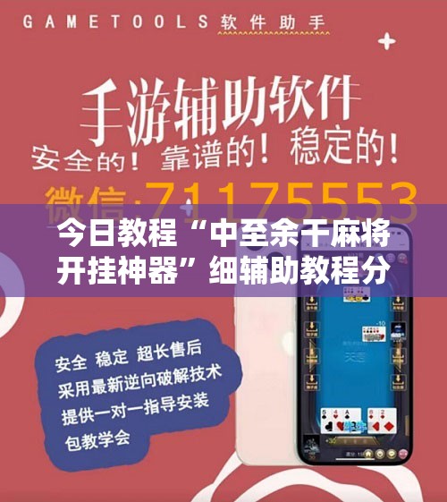 今日教程“中至余干麻将开挂神器	”细辅助教程分享