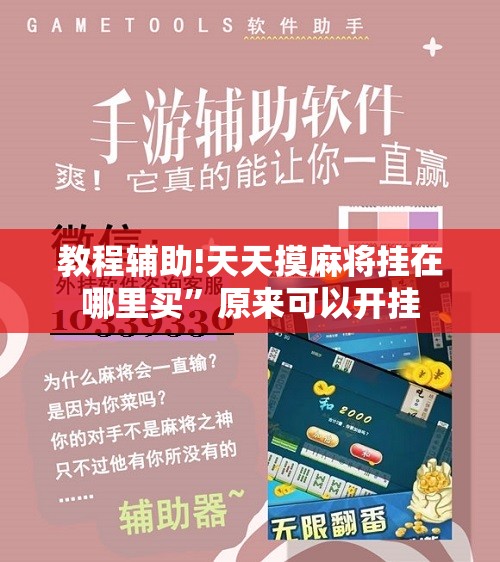 教程辅助!天天摸麻将挂在哪里买”原来可以开挂