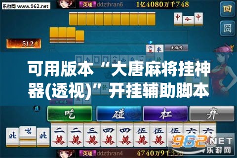 可用版本“大唐麻将挂神器(透视)”开挂辅助脚本+详细开挂安装教程