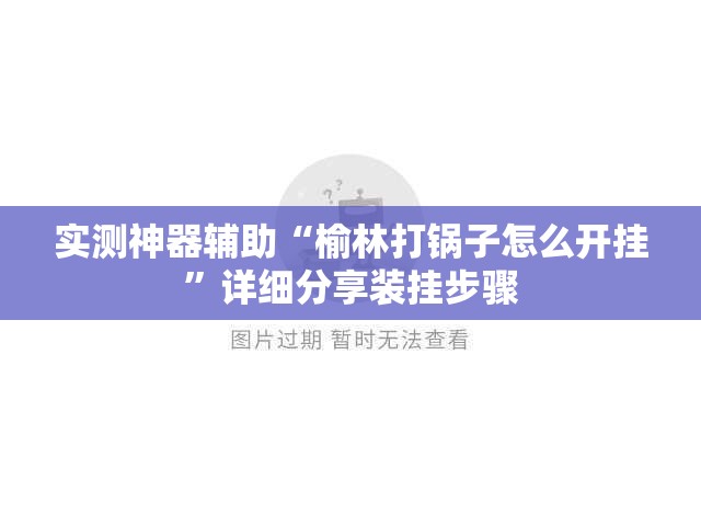 实测神器辅助“榆林打锅子怎么开挂”详细分享装挂步骤