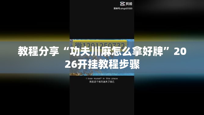 教程分享“功夫川麻怎么拿好牌”2026开挂教程步骤