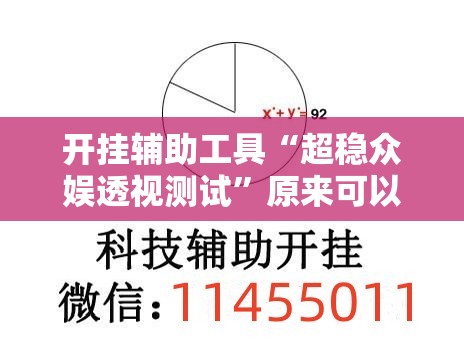 开挂辅助工具“超稳众娱透视测试”原来可以开挂