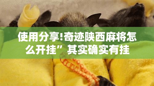 使用分享!奇迹陕西麻将怎么开挂”其实确实有挂