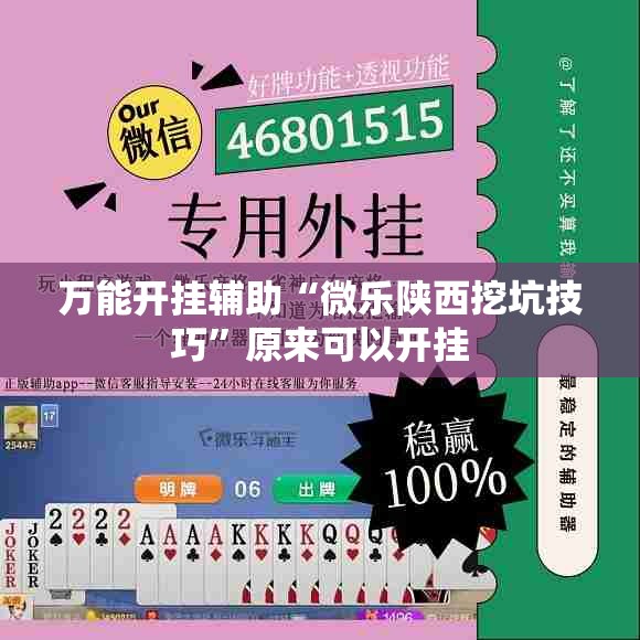 万能开挂辅助“微乐陕西挖坑技巧”原来可以开挂