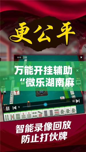 万能开挂辅助“微乐湖南麻将怎么开挂	”开挂辅助脚本+详细开挂安装教程