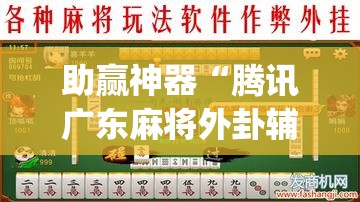 助赢神器“腾讯广东麻将外卦辅助软件下载”开挂(透视)最新辅助详细