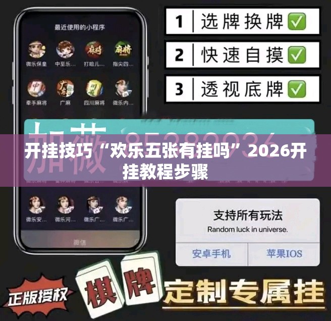 开挂技巧“欢乐五张有挂吗”2026开挂教程步骤