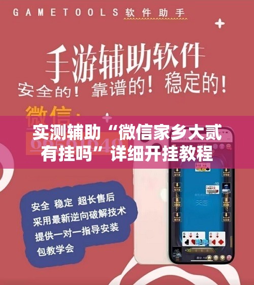 实测辅助“微信家乡大贰有挂吗”详细开挂教程