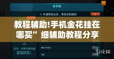 教程辅助!手机金花挂在哪买”细辅助教程分享