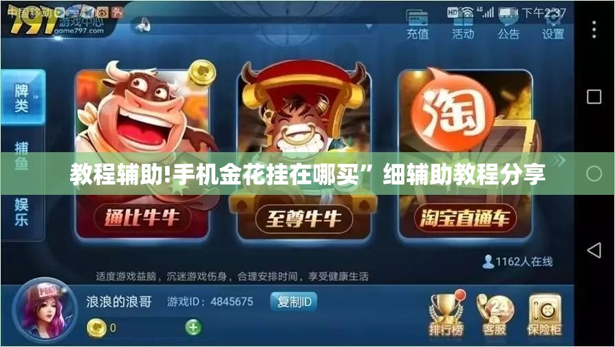教程辅助!手机金花挂在哪买	”细辅助教程分享