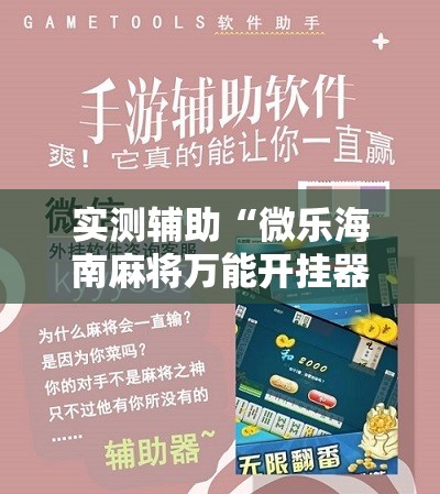 实测辅助“微乐海南麻将万能开挂器-原来有挂”2026开挂教程步骤