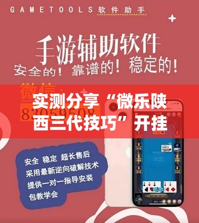 实测分享“微乐陕西三代技巧	”开挂(透视)辅助教程