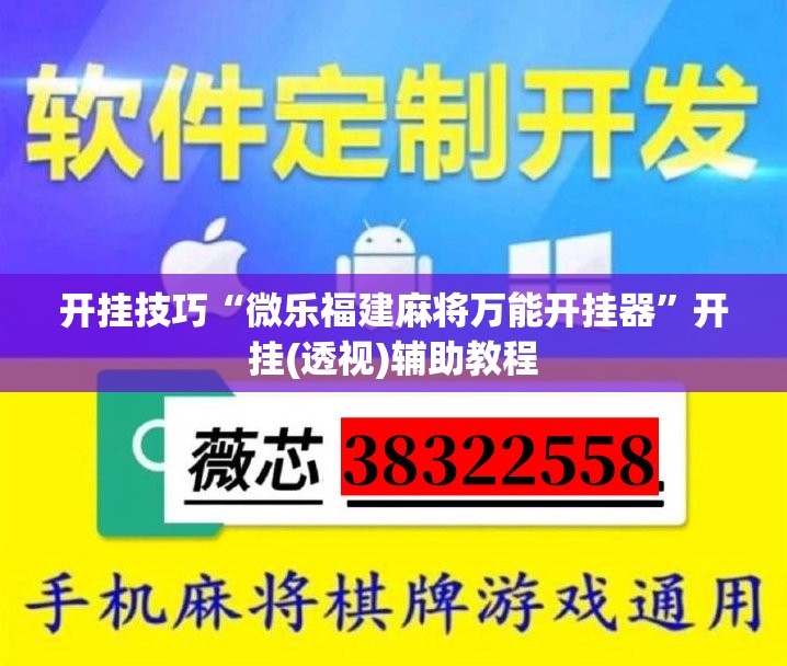 开挂技巧“微乐福建麻将万能开挂器”开挂(透视)辅助教程