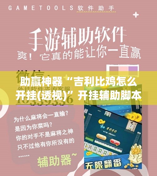 助赢神器“吉利比鸡怎么开挂(透视)”开挂辅助脚本+详细开挂安装教程