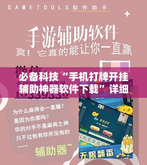 必备科技“手机打牌开挂辅助神器软件下载”详细分享装挂步骤