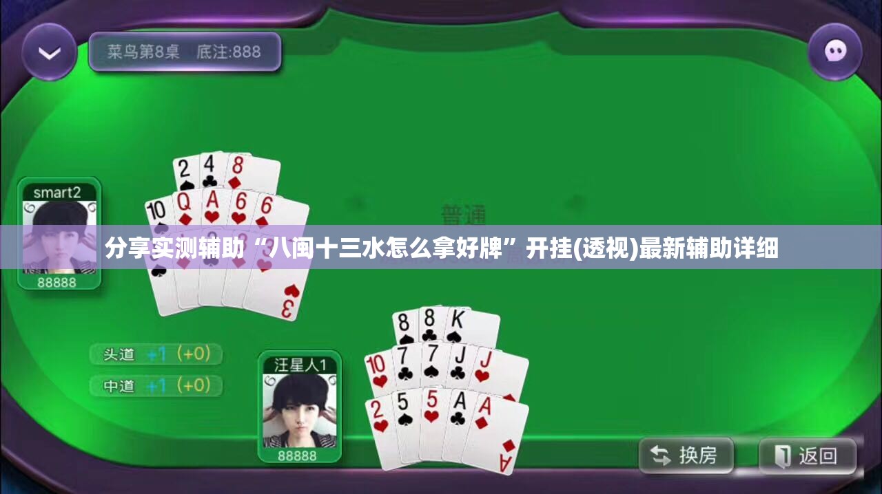 分享实测辅助“八闽十三水怎么拿好牌”开挂(透视)最新辅助详细