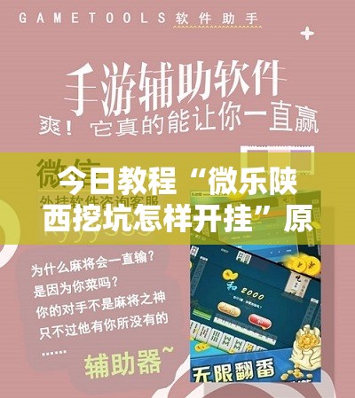 今日教程“微乐陕西挖坑怎样开挂”原来可以开挂