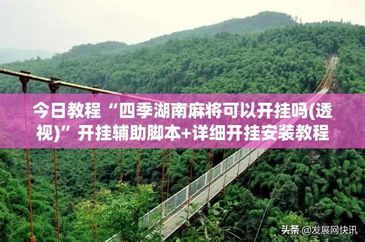 今日教程“四季湖南麻将可以开挂吗(透视)	”开挂辅助脚本+详细开挂安装教程