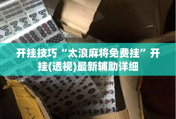 开挂技巧“太浪麻将免费挂”开挂(透视)最新辅助详细