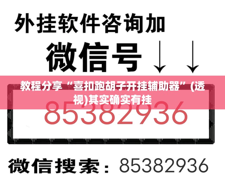 教程分享“喜扣跑胡子开挂辅助器”(透视)其实确实有挂