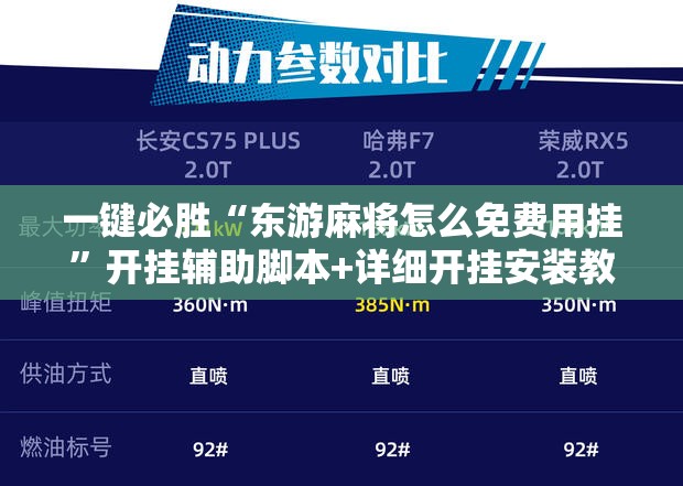 一键必胜“东游麻将怎么免费用挂”开挂辅助脚本+详细开挂安装教程