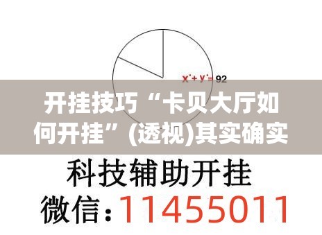 开挂技巧“卡贝大厅如何开挂”(透视)其实确实有挂