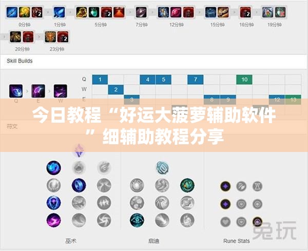 今日教程“好运大菠萝辅助软件”细辅助教程分享