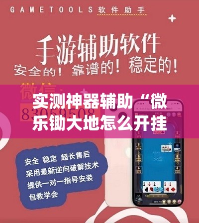 实测神器辅助“微乐锄大地怎么开挂	”(透视)其实确实有挂