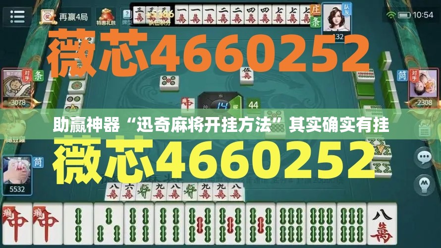 助赢神器“迅奇麻将开挂方法	”其实确实有挂