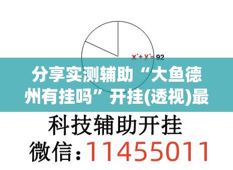 分享实测辅助“大鱼德州有挂吗	”开挂(透视)最新辅助详细