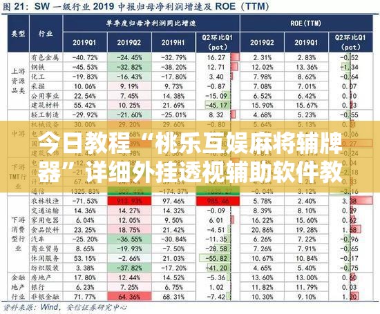 今日教程“桃乐互娱麻将辅牌器”详细外挂透视辅助软件教程