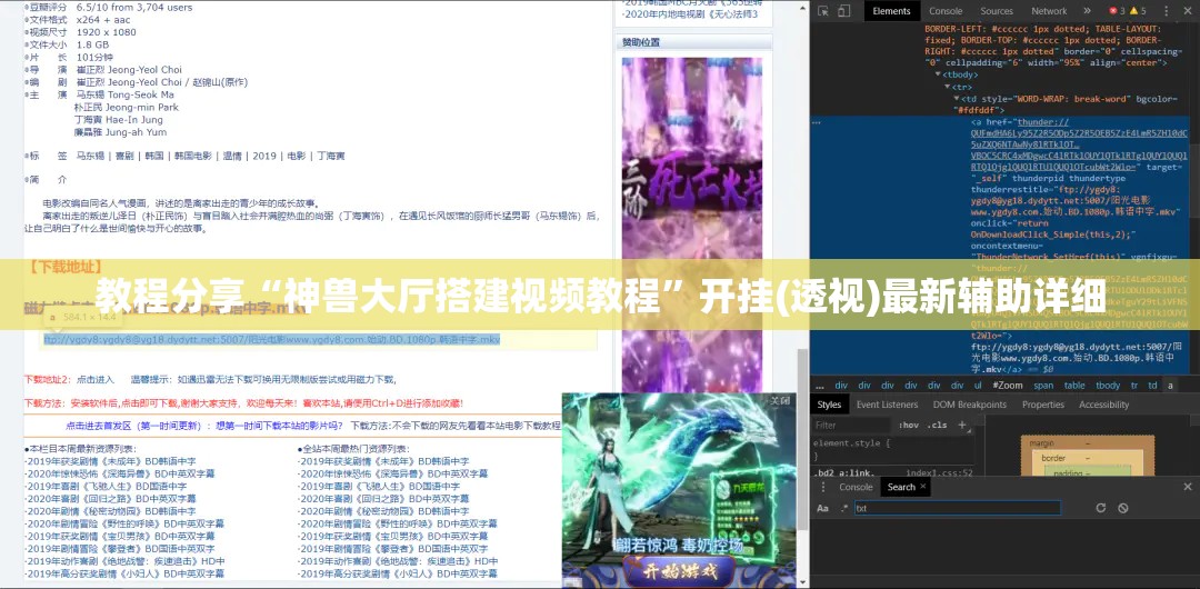教程分享“神兽大厅搭建视频教程”开挂(透视)最新辅助详细
