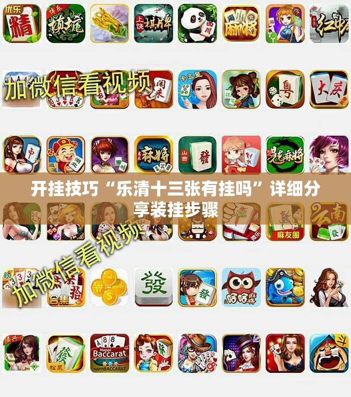 开挂技巧“乐清十三张有挂吗”详细分享装挂步骤