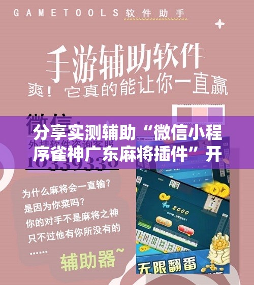 分享实测辅助“微信小程序雀神广东麻将插件”开挂辅助脚本+详细开挂安装教程